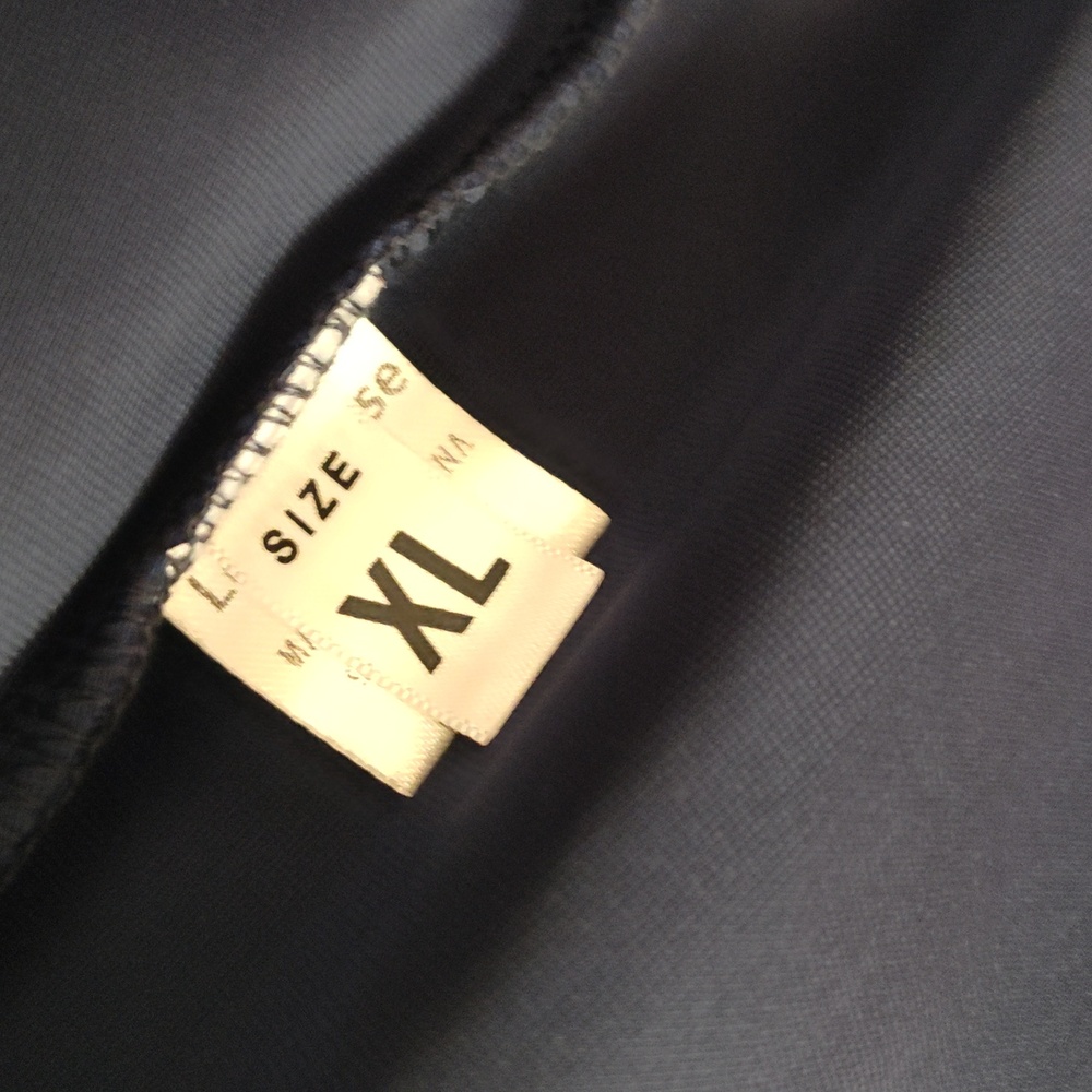 Lomantise Navy Blue Velvet Jacket Cover With Sheer Bottom Women's Size XL - Picture 7 of 7
